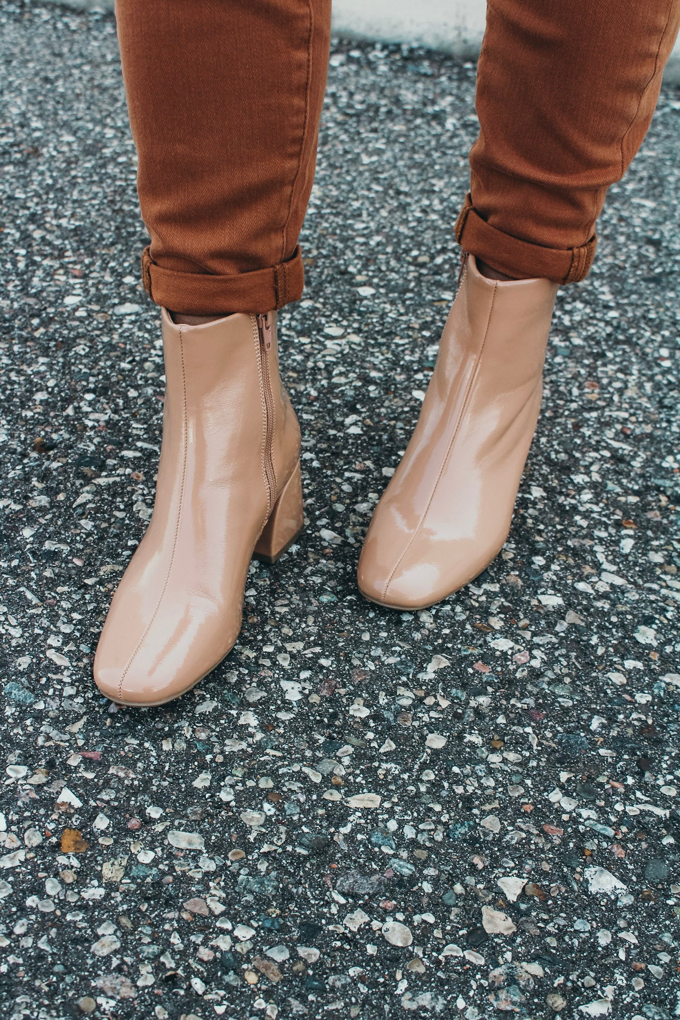 Faux leather ankle on sale boots forever 21