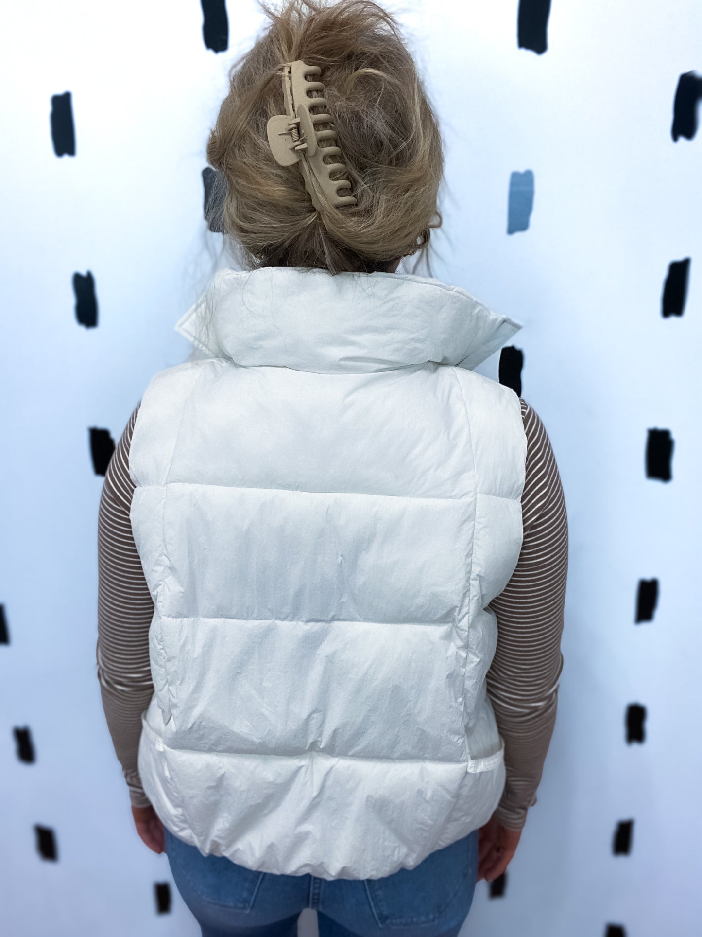 Off White Puffer Vest