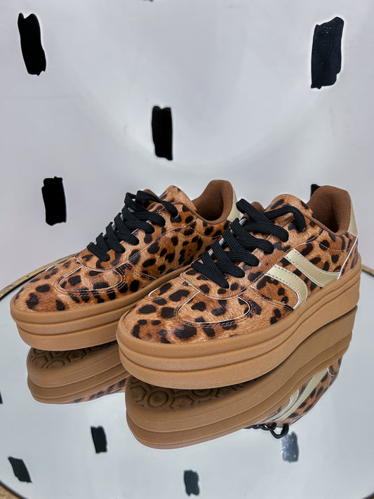 Leopard Print Sneakers